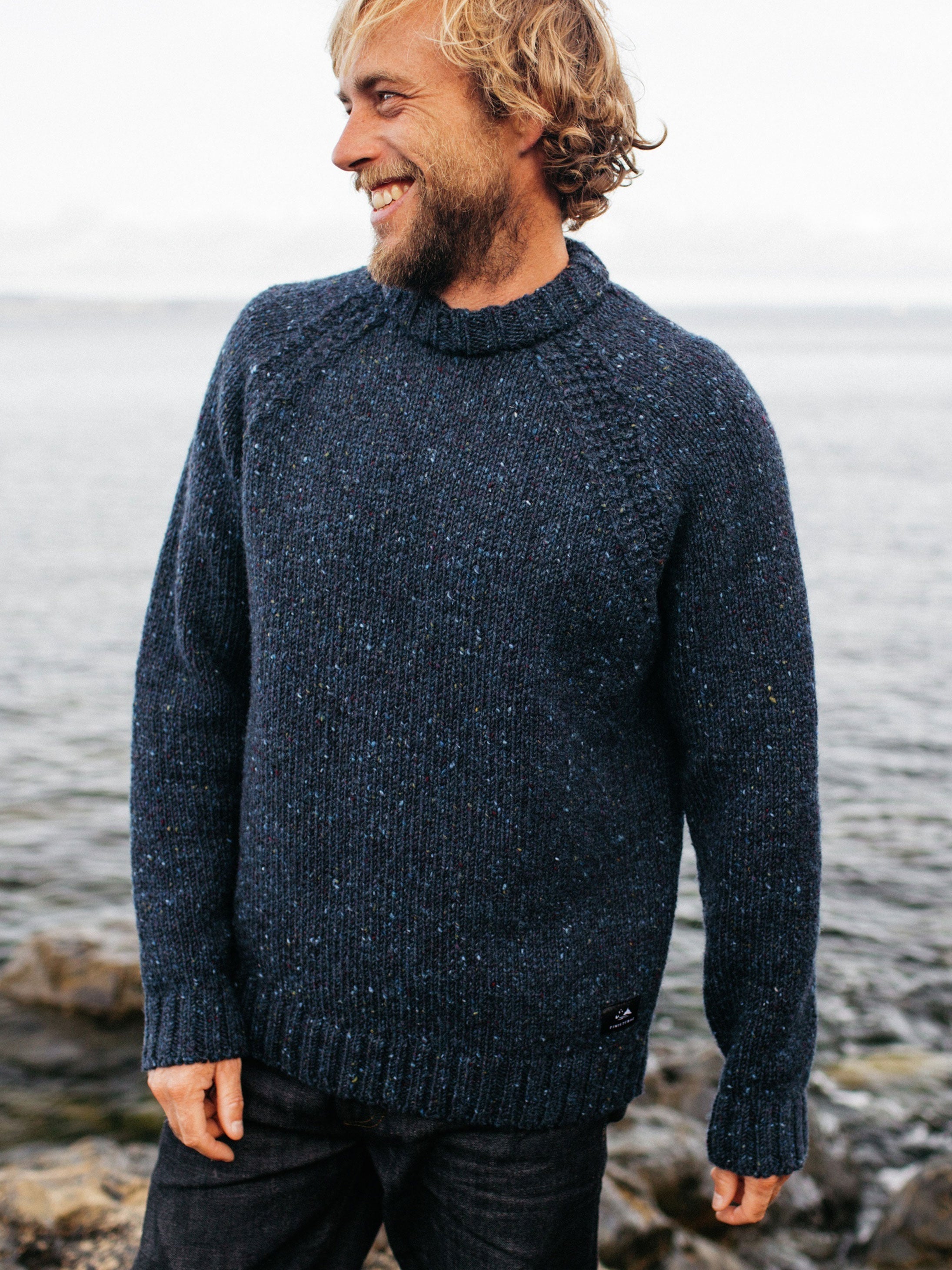Finisterre Chunky Wool Fisherman's Jumper