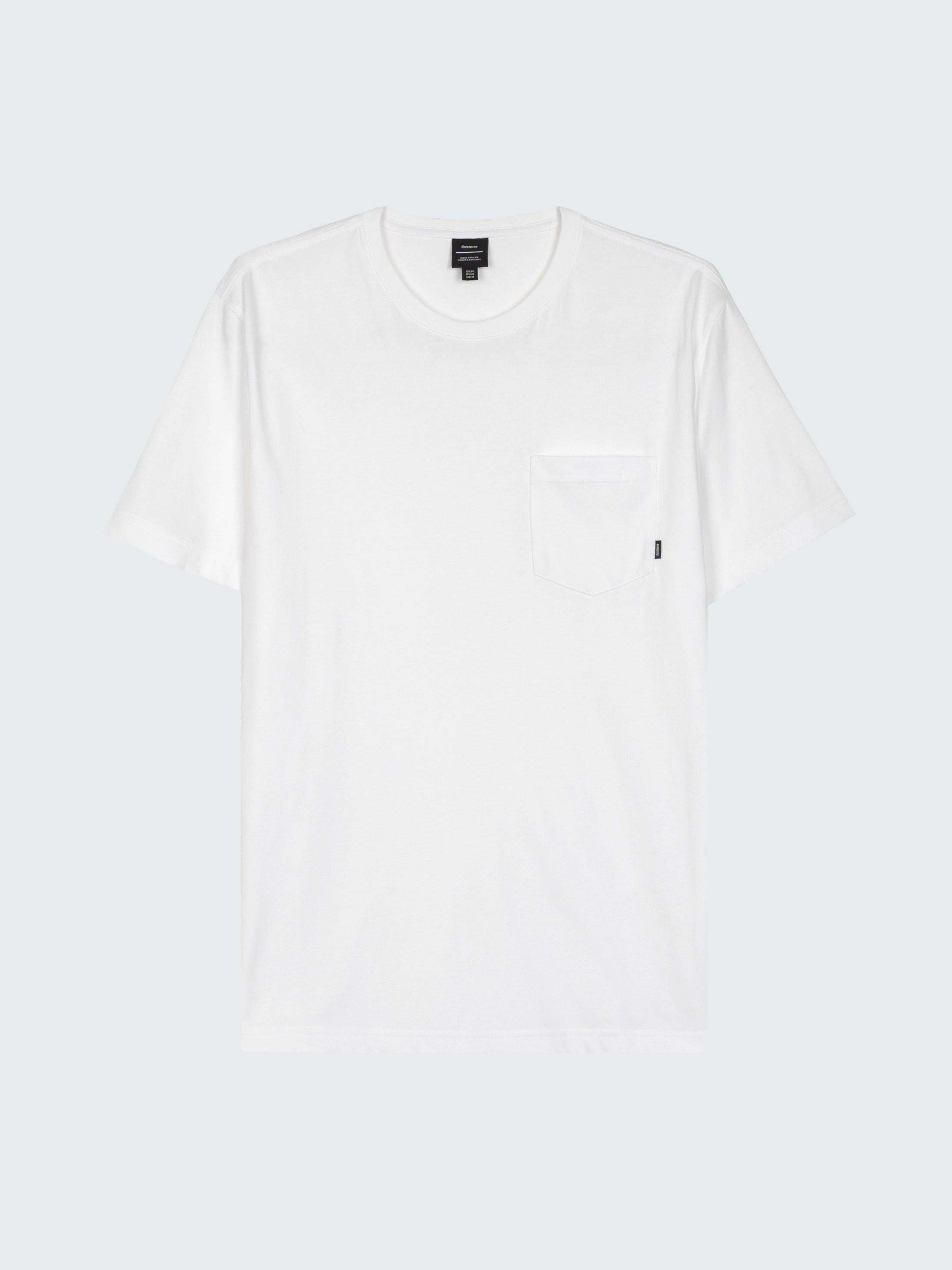 Men's 100% Organic Pocket T-shirt - White | Finisterre