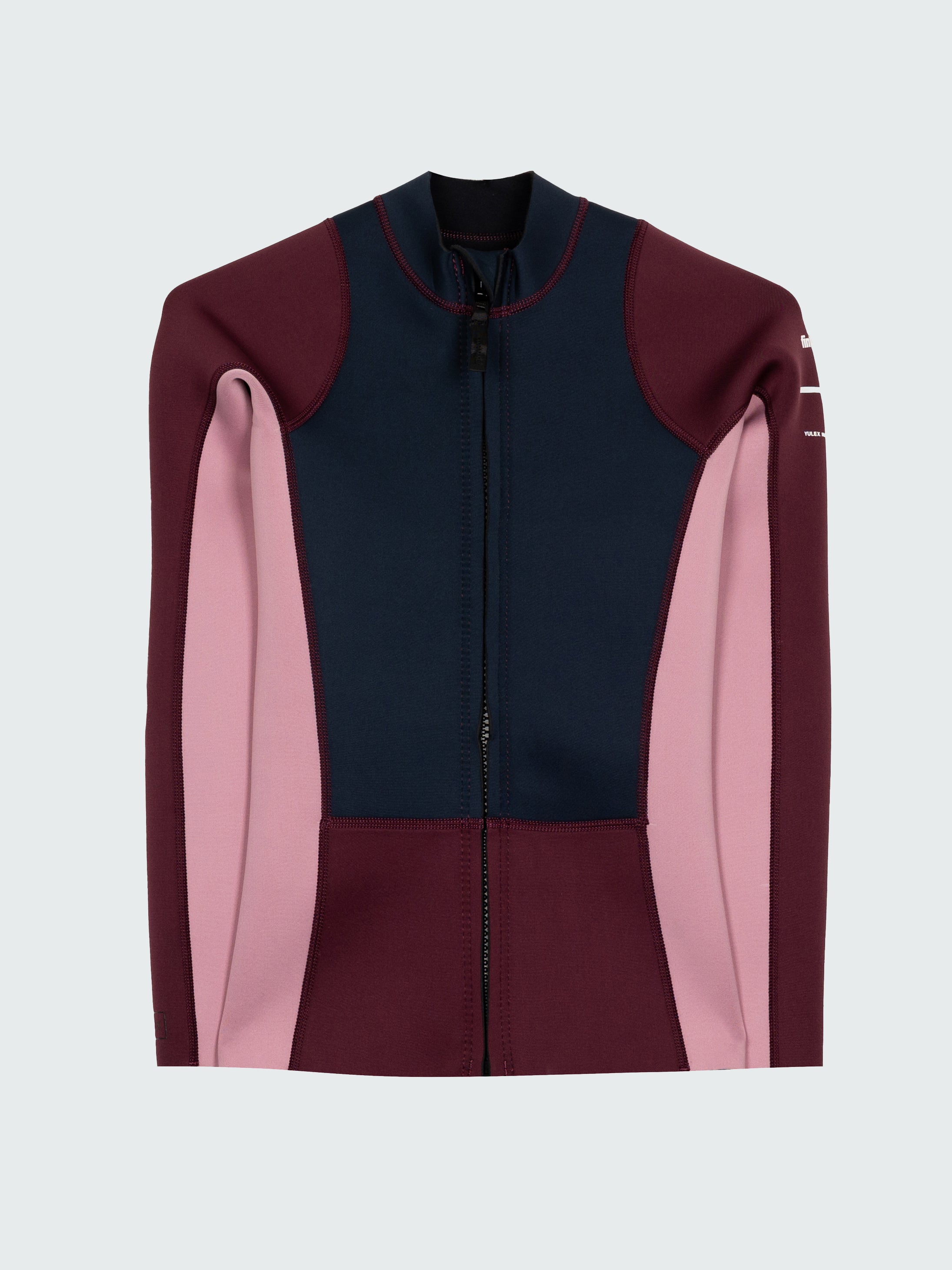 Women's Yulex Long Sleeve Top in Navy/Plum/Pink - Kaia | Finisterre