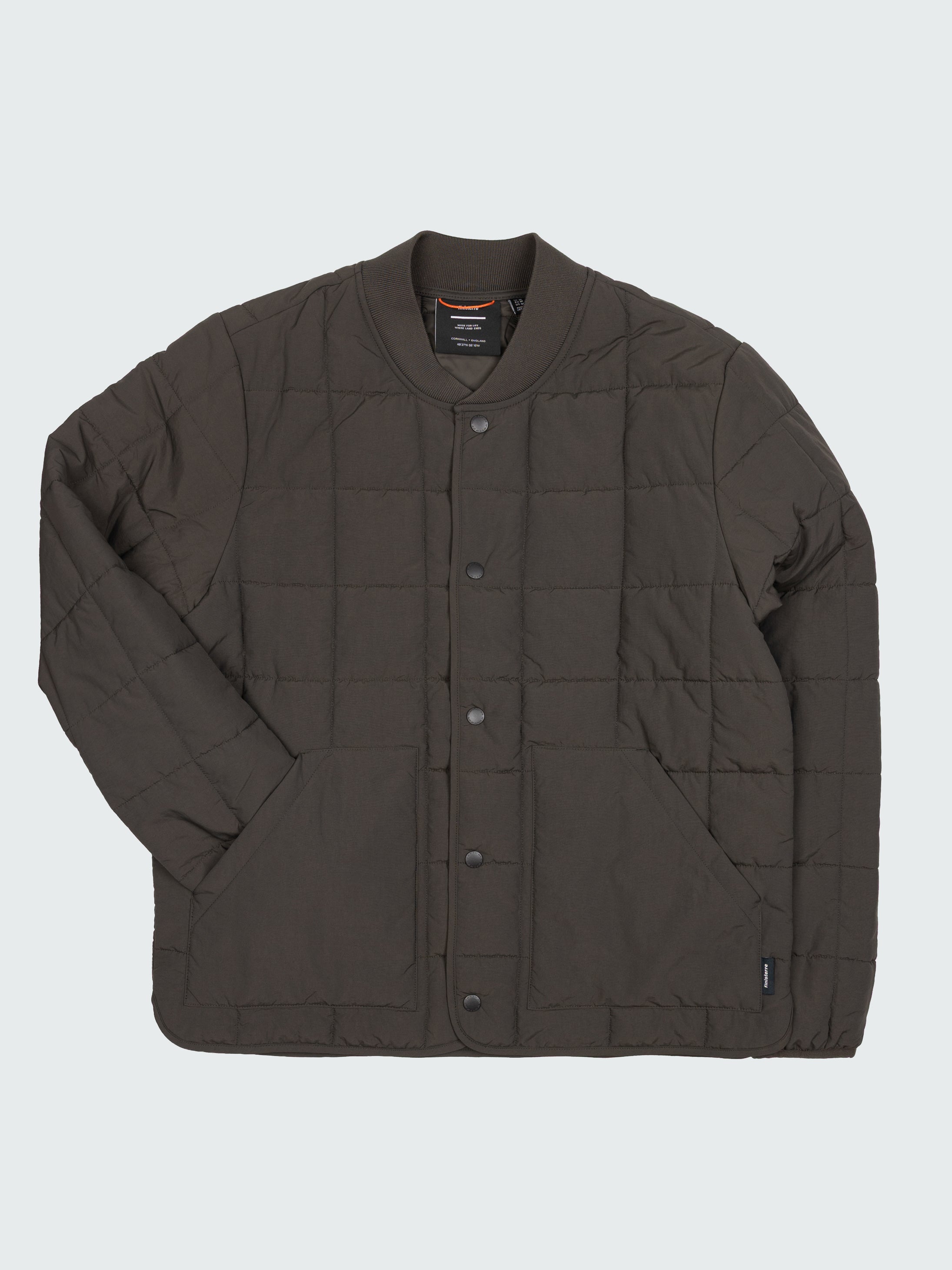 ジャケット・アウター MLVINCE heavy fooded wool jacket XL Men's Recycled Insulated Jacket in Raven - Lapwing | Finisterre