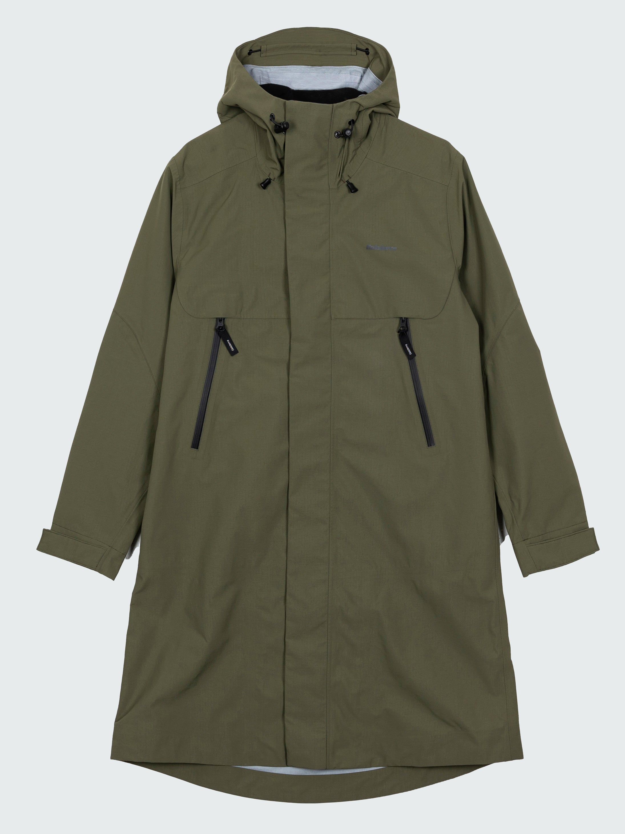Wavlynn Women Longline Waterproof Rain Jacket Hood