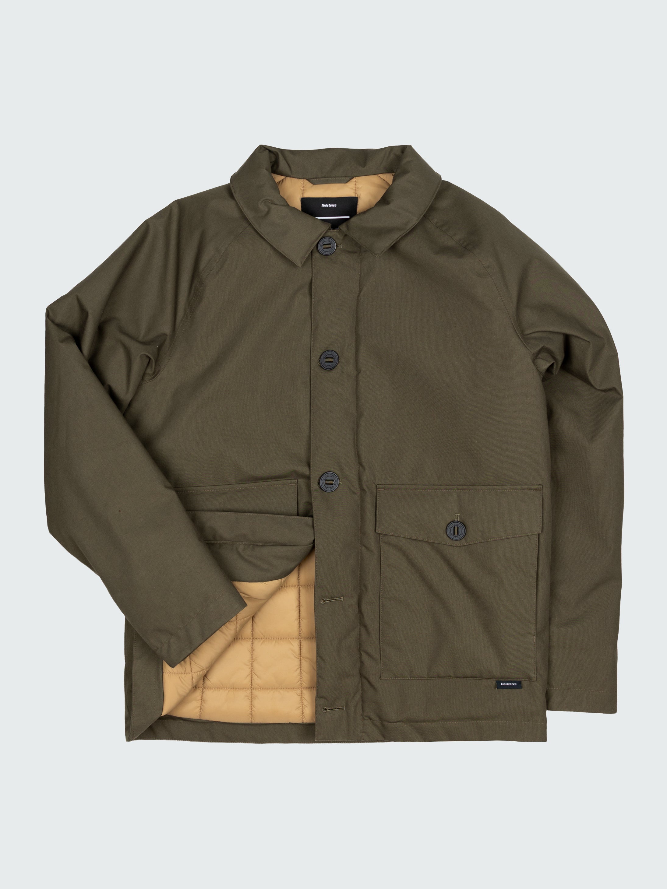 Men's Insulated Jacket in Olive - Shipyard | Finisterre
