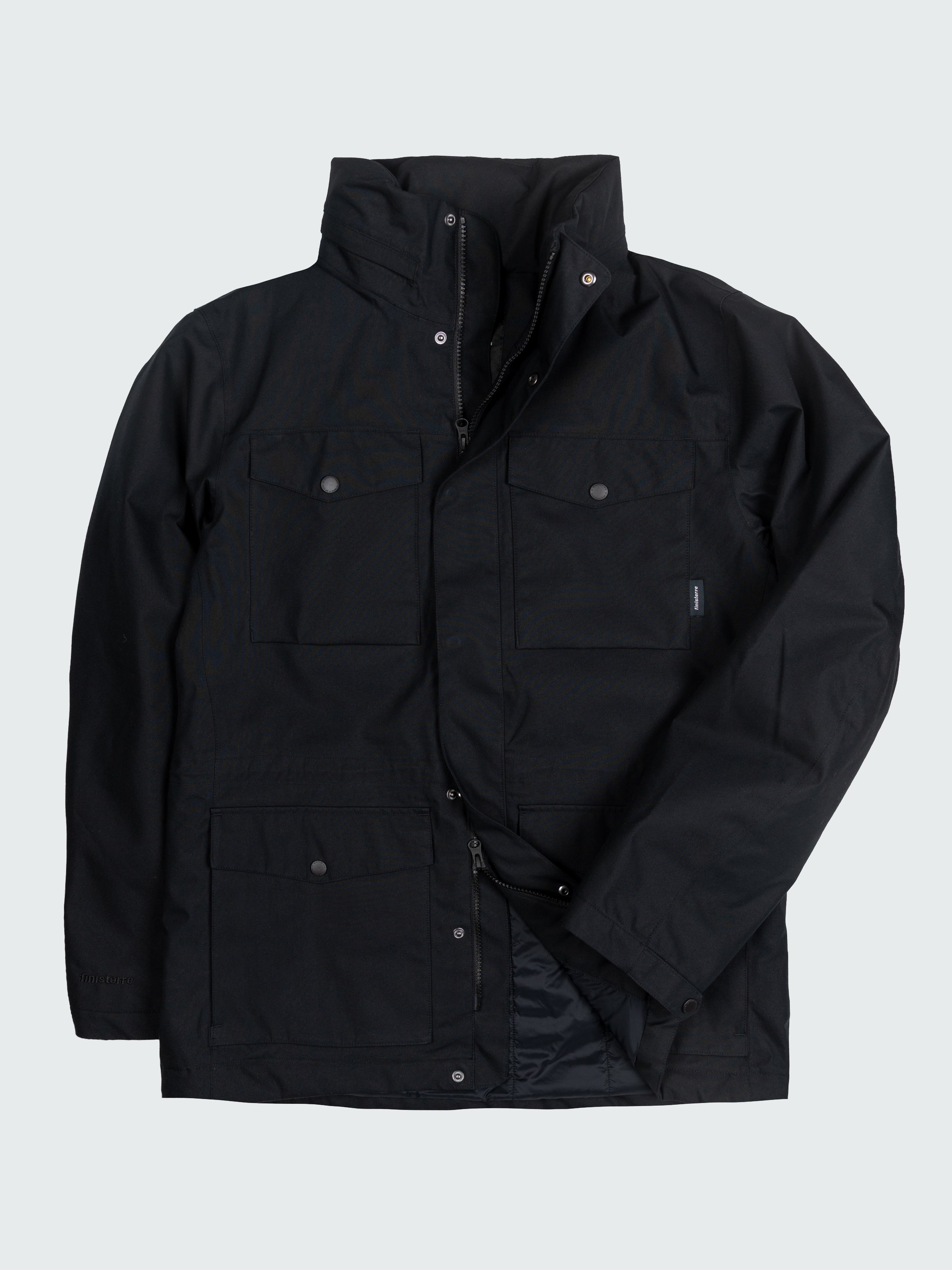 Men's Field Jacket in Black - Surge | Finisterre