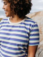 Women's Recycled Orca Stripe T-Shirt