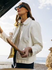 Women's Beau Canvas Zip Up Jacket