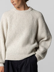 Amy Powney + Finisterre Women's Fisherman Rib Crew Neck Jumper