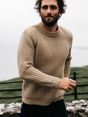 Men's Needus Patched Crew Knit Jumper