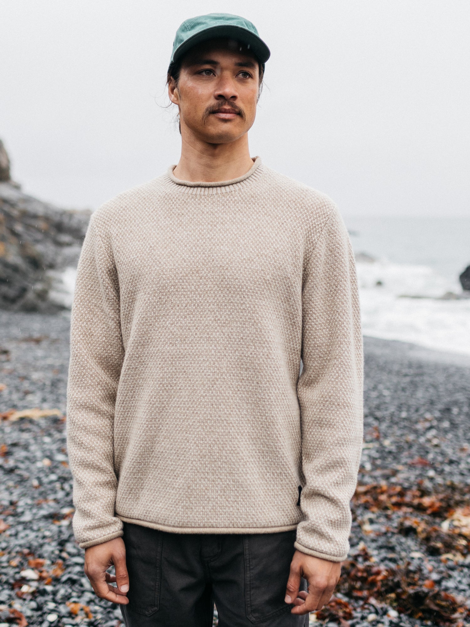 Finisterre Men's Barents Jumper - Denim