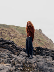 Women's Amy Powney + Finisterre Fisherman Rib Crew Neck Jumper