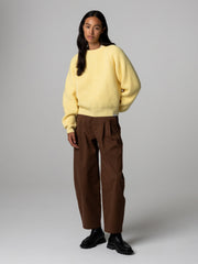 Women's Amy Powney + Finisterre Fisherman Rib Crew Neck Sweater