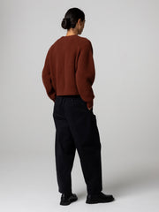 Women's Amy Powney + Finisterre Fisherman Rib Crew Neck Jumper