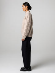 Amy Powney + Finisterre Women's Aran Knit Sweater