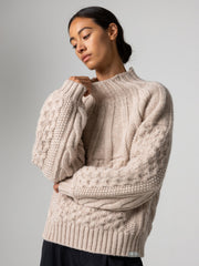Amy Powney + Finisterre Women's Aran Knit Sweater