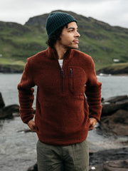 Men's Portell Wool 1/4 Zip Fleece