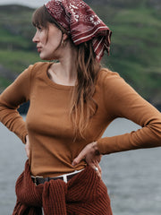 Women's Powes Ribbed Long Sleeve T-Shirt