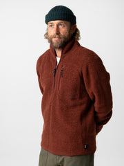 Men's Portell Wool 1/4 Zip Fleece