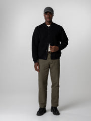 Men's Portell Wool Fleece Bomber Jacket