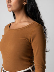 Women's Powes Ribbed Long Sleeve T-Shirt