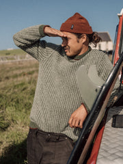 Men's Selfost Nordic Patterned Crew Jumper