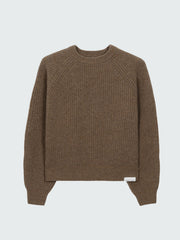 Women's Amy Powney + Finisterre Fisherman Rib Crew Neck Jumper
