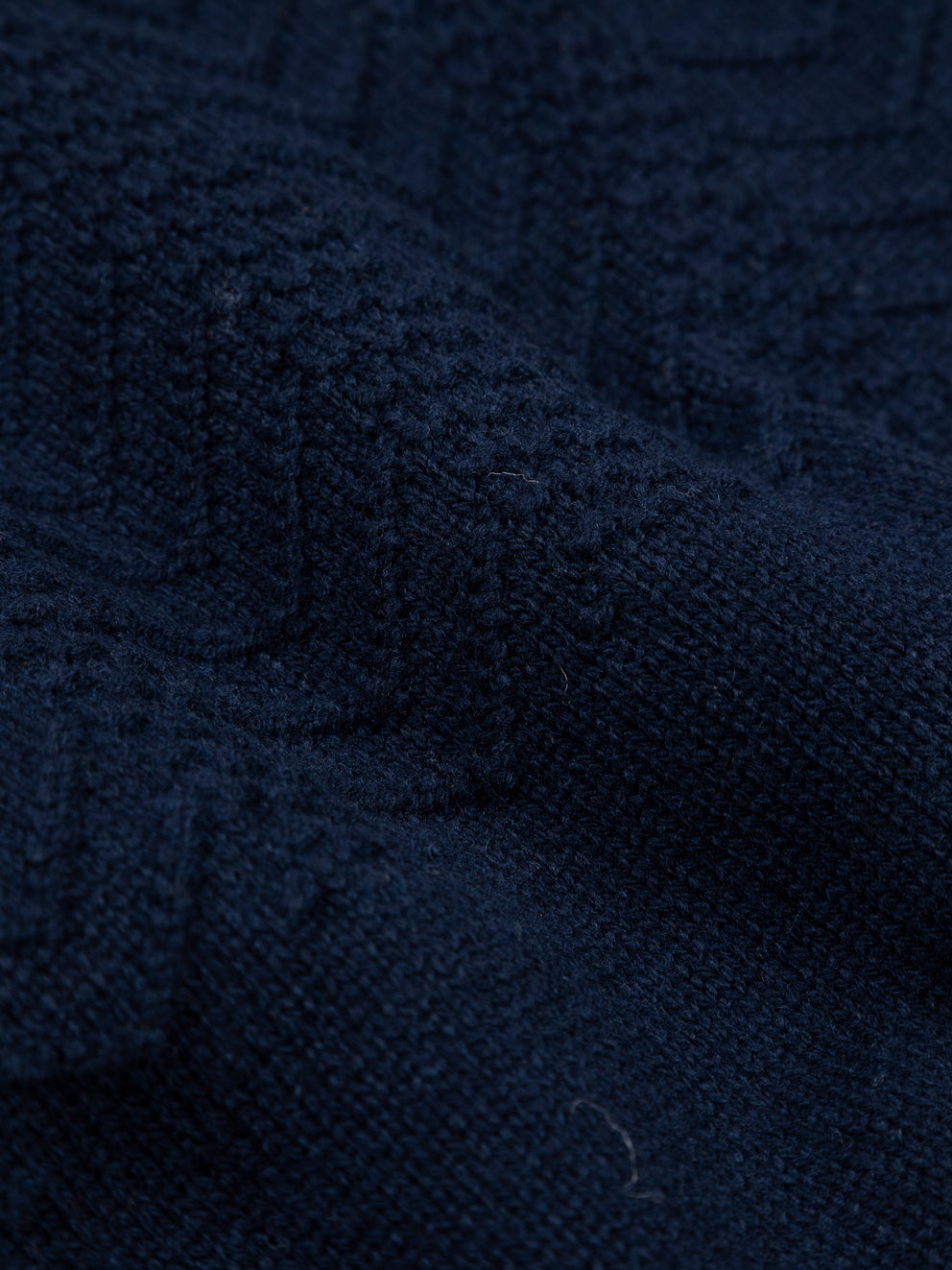 Men's Wool Polperro Jumper in Navy RNLI + Finisterre