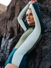 Women's Long Sleeve Swimsuit Teal