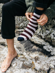 Classic Wool Striped Sock