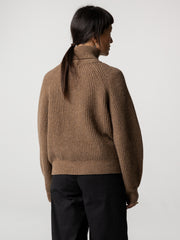 Amy Powney + Finisterre Women's Fisherman Rib Roll Neck Jumper