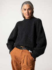 Amy Powney + Finisterre Women's Fisherman Rib Crew Neck Jumper