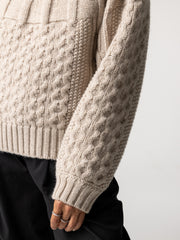 Amy Powney + Finisterre Women's Aran Knit Jumper