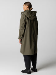 Amy Powney + Finisterre Women's Longline Waterproof Jacket