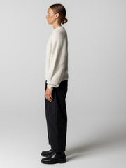 Amy Powney + Finisterre Women's Fisherman Rib Crew Neck Jumper