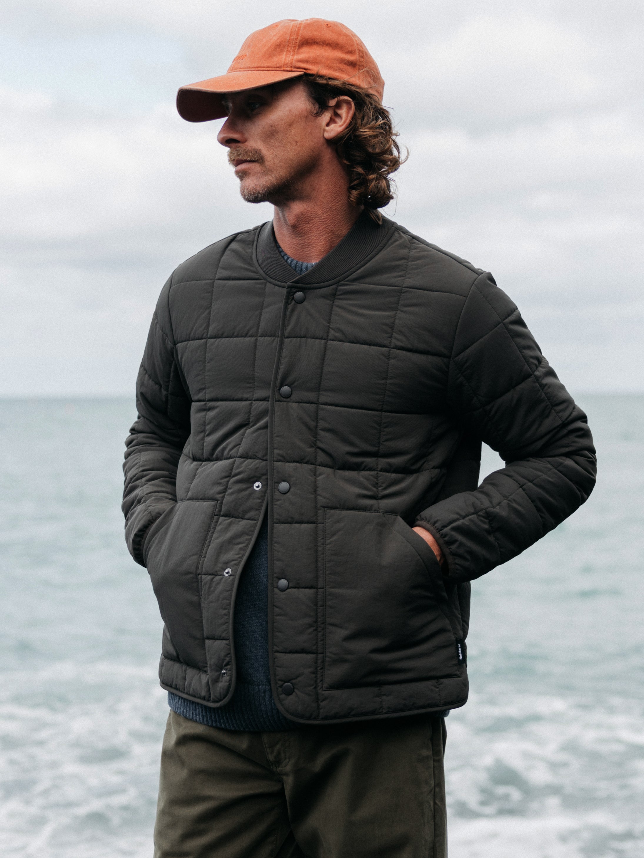 ジャケット・アウター MLVINCE heavy fooded wool jacket XL Men's Recycled Insulated Jacket in Raven - Lapwing | Finisterre