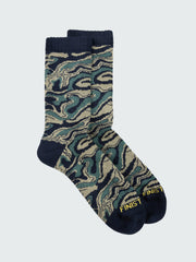 High Tide Pattern Sock