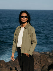 Women's Beau Canvas Zip Up Jacket