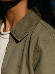 Women's Beau Canvas Zip Up Jacket