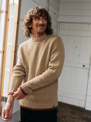 Men's Sole Tipped Crew Knit Jumper