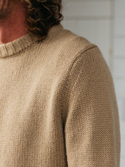 Men's Sole Tipped Crew Knit Sweater