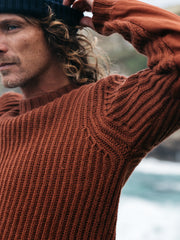 Men's Needus Patched Crew Knit Jumper