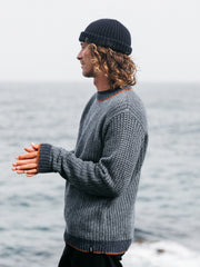 Men's Selfost Nordic Patterned Crew Jumper