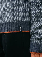 Men's Selfost Nordic Patterned Crew Jumper