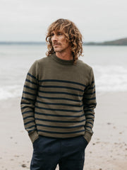 Men's Ledden Striped Knit Jumper