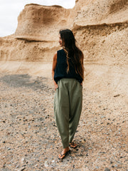 Women's Morva Hemp Barrel Trouser