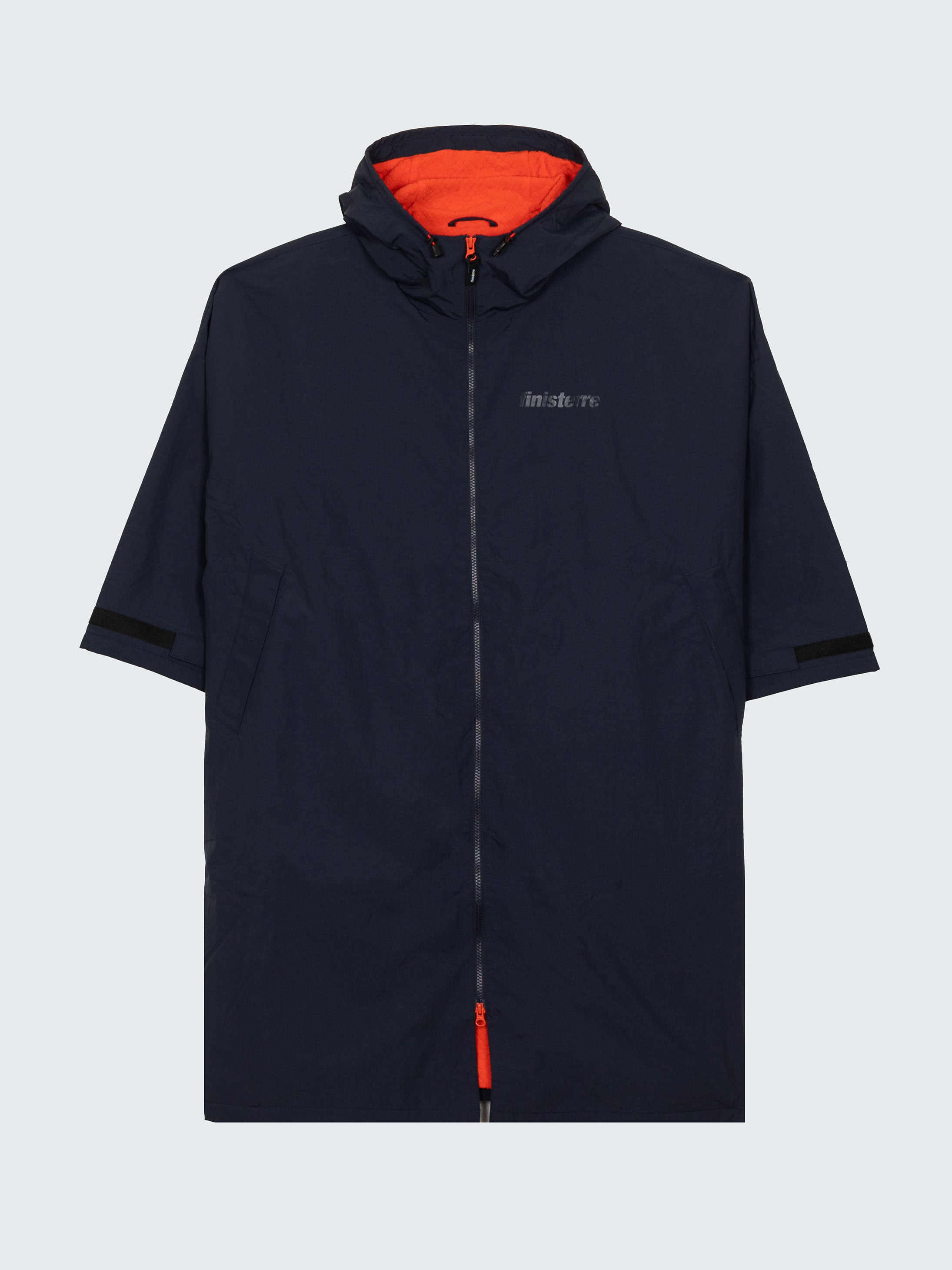 Tego Long Sleeve Robe in Navy/Flame | Finisterre