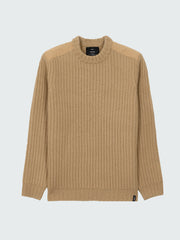 Men's Needus Patched Crew Knit Sweater