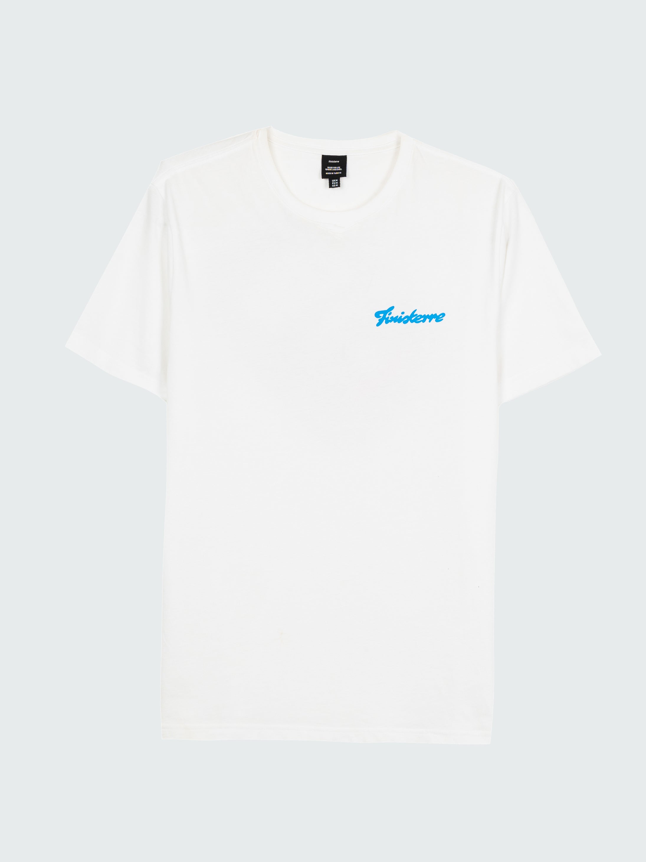 Men's Organic Cotton T-Shirt in White - Sardine | Finisterre