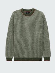 Men's Selfost Nordic Patterned Crew Jumper