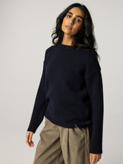 Women's Eva Contrast Stitch Jumper