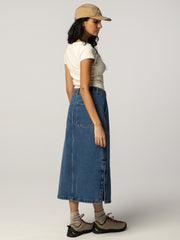 Women's Yarrel Denim A Line Skirt