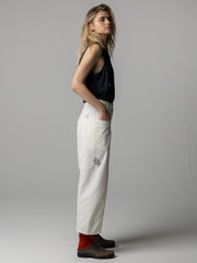 Women's Floral Marine Croft Workwear Barrel Trouser